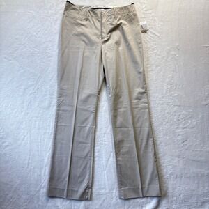 Gap Pants Women Sz‎ 31 Beige Khaki Trouser Boot Leg Career Casual Twill